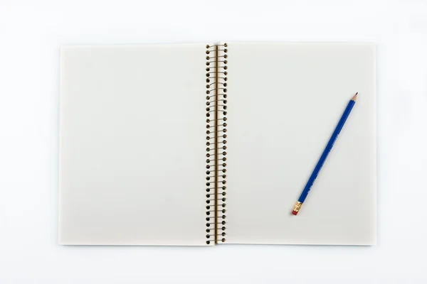 Potlood en notebook — Stockfoto