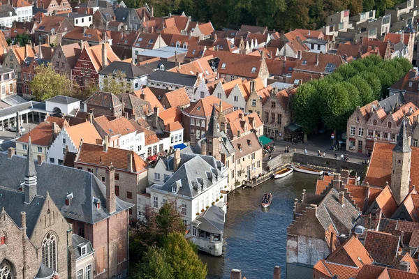 Brugge panoramisch uitzicht Stockfoto