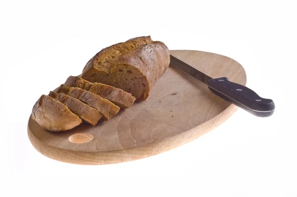 Хлеб - еда на дереве - завтрак — стоковое фото