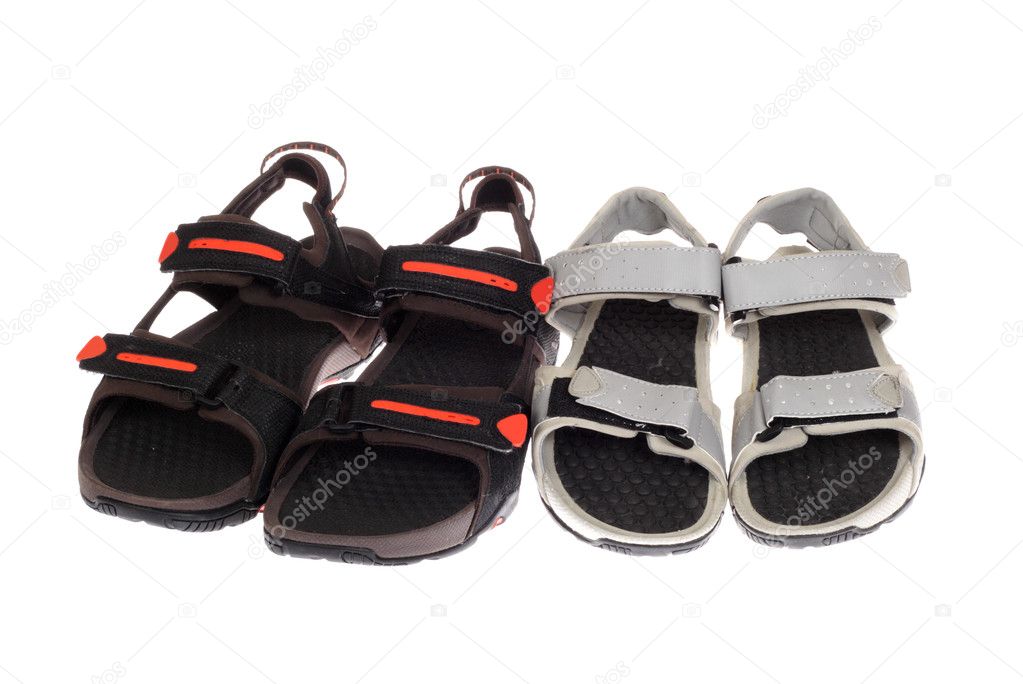 Two pairs of sandals