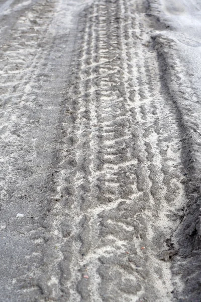 stock image Trace Of A Tyre