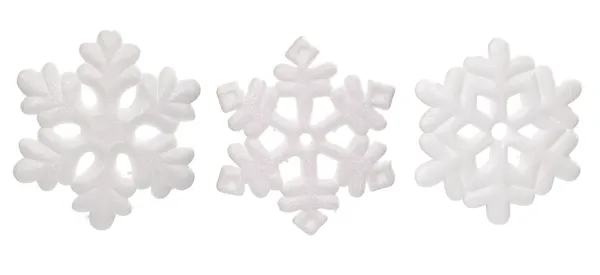 Ornamentos de flocos de neve — Fotografia de Stock