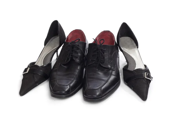 Δύο ατμούς παπούτσια — Φωτογραφία Αρχείου