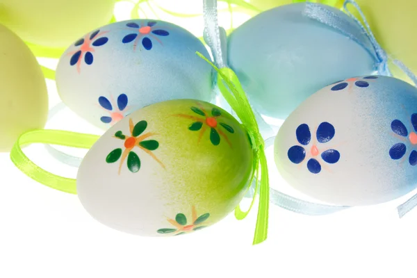 Renkli boyalı Paskalya yumurtaları — Stok fotoğraf