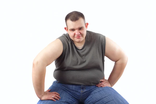 Παχύσαρκος άνθρωπος — Φωτογραφία Αρχείου