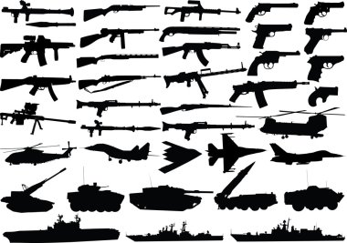 Military set clipart