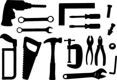 Set tool vector clipart