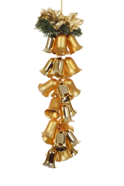 Рождественское украшение - колокол — стоковое фото