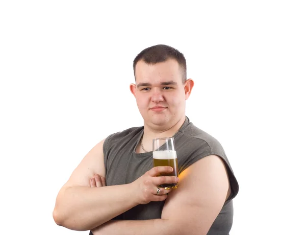Bira içkici — Stok fotoğraf