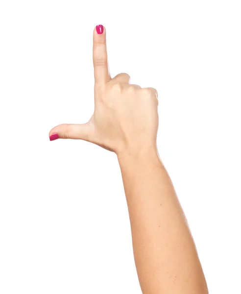 Gesturing hand — Stock Photo, Image