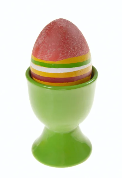 Закрашенное пасхальное яйцо — стоковое фото