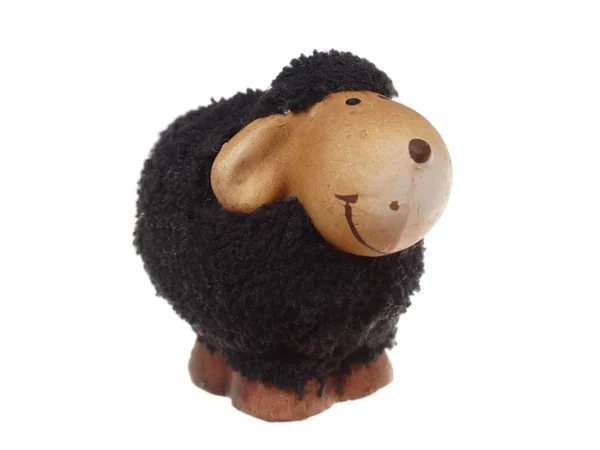Чёрная пасхальная овца — стоковое фото