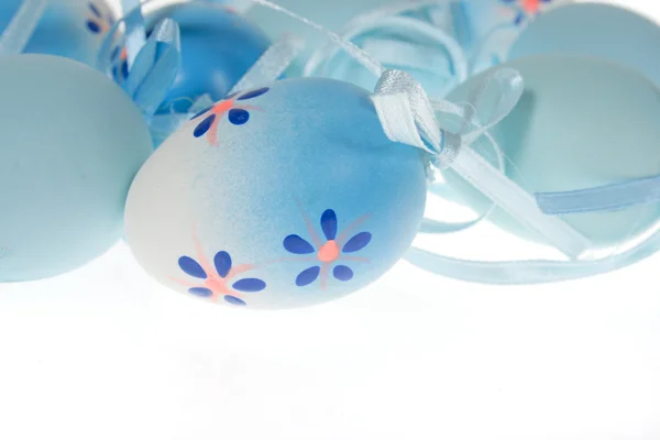 Uova di Pasqua variopinte dipinte — Foto Stock