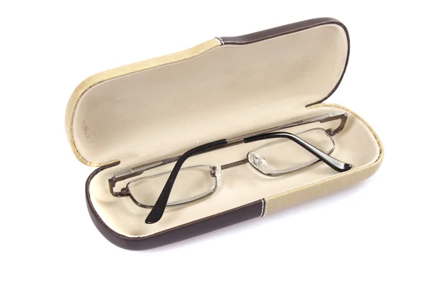 Glasögon i Glasögonfodral — Stockfoto