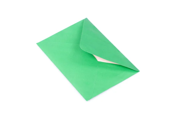 녹색 봉투 — 스톡 사진