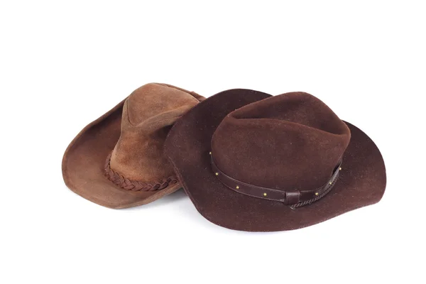 Iki kovboy şapkası — Stok fotoğraf