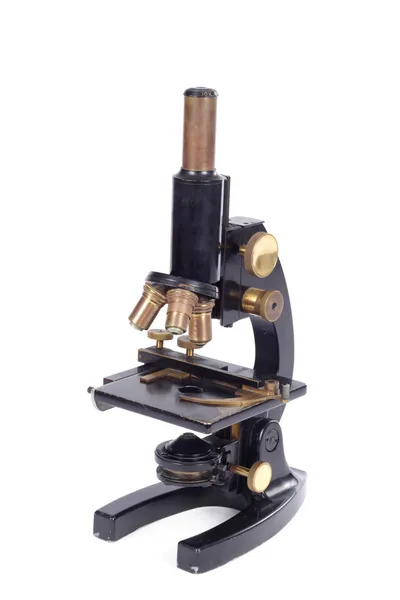 Gamla mikroskopet — Stockfoto