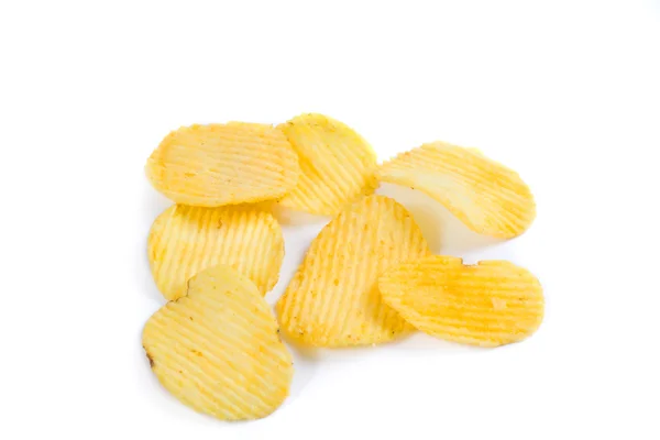Fatias de batatas fritas — Fotografia de Stock