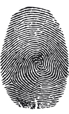 Fingerprint-vector clipart