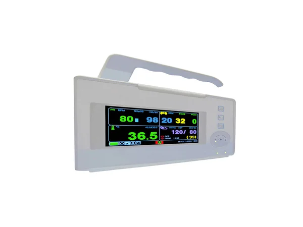 New colorful cardiovascular monitor — Stock Photo, Image