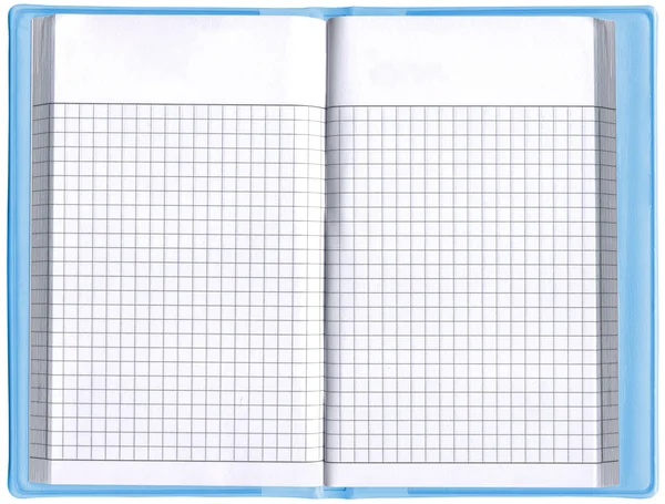 One blank notepad organizer, empty page — Stock Photo, Image
