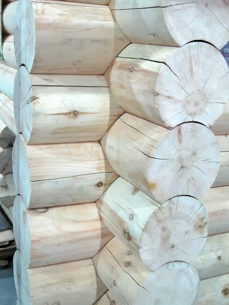 Vitt trä, nya huset — Stockfoto