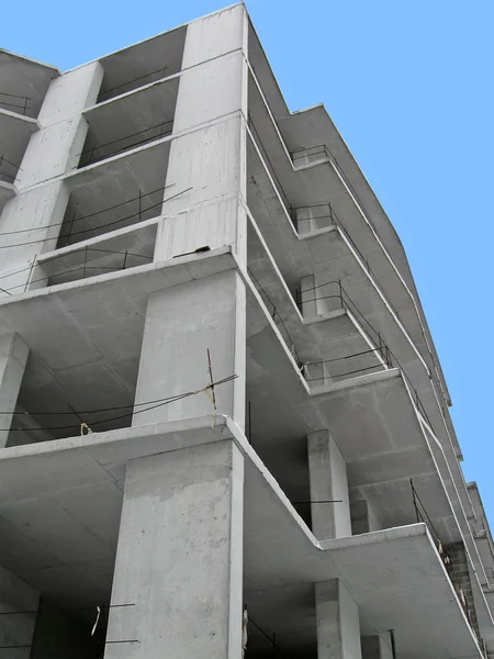 Construcción, edificio de rascacielos — Foto de Stock