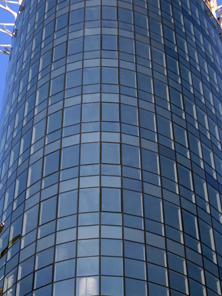 New glass reflective building — Stock Photo, Image