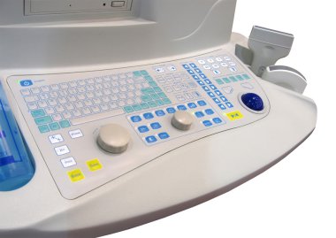New medical keyboard, healthcare clipart