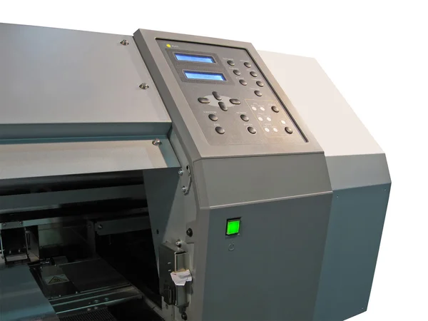 印刷机隔绝控制面板 — 图库照片