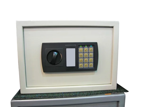 Safe key lock, savings, control panel — Stock Photo, Image