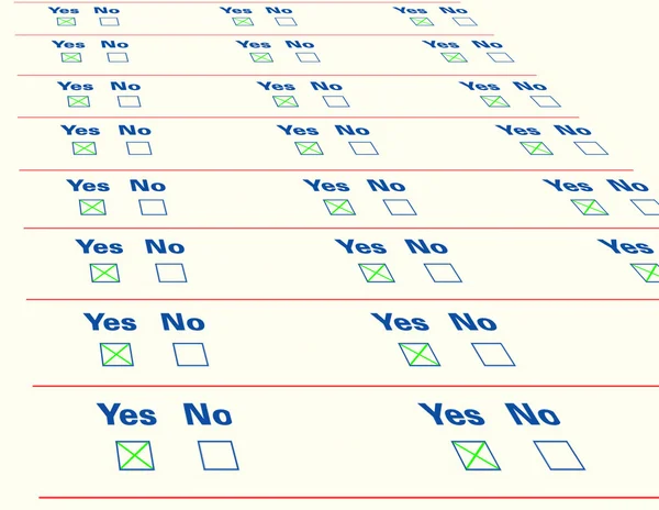 stock image Questionnaire empty list, isolated