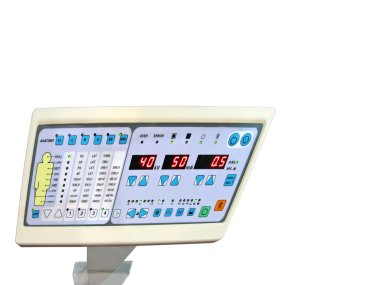 New digital control panel, anatomy test clipart