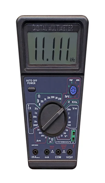 Multímetro digital com interruptor, teste — Fotografia de Stock