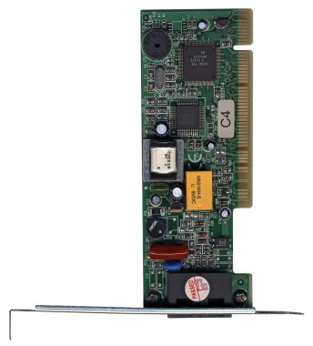 Ethernet card. network hardware clipart