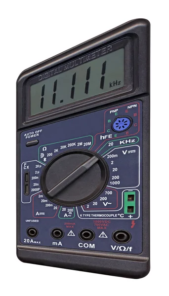 Industrial digital multimeter isolated — Stock Photo, Image
