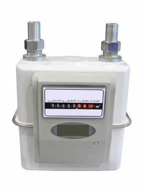 Energy volume meter, power consumption clipart