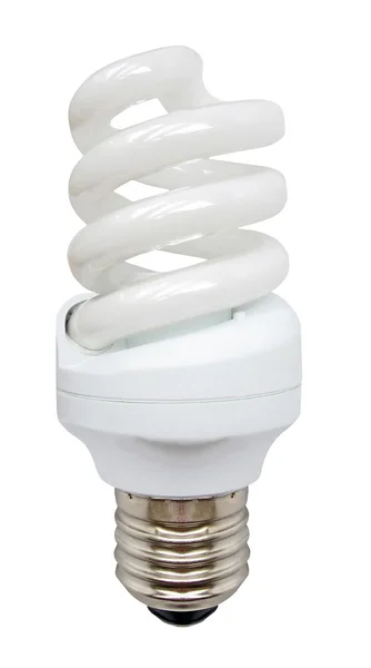 Energeticky úsporné světlé glassbulb zachránit lampa — Stock fotografie