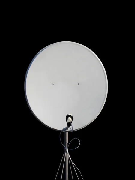 Спутниковый пилон, параболическая антенна — стоковое фото
