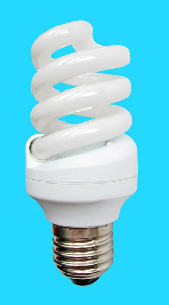 Energiesparendes Licht Milchglasbirne — Stockfoto
