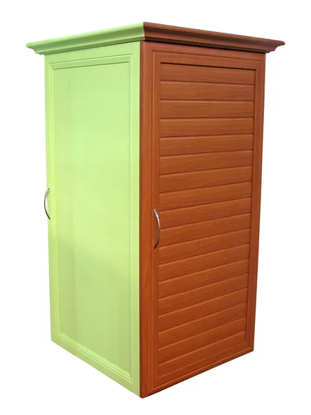 Conceito de porta de madeira colorida — Fotografia de Stock