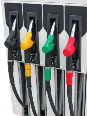 Colorful car fuel industry concept clipart