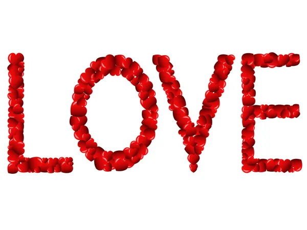 Mot d'amour — Image vectorielle