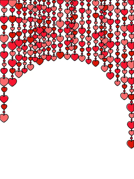 Rideau cardiaque — Image vectorielle