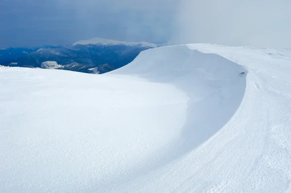 Snö dune — Stockfoto