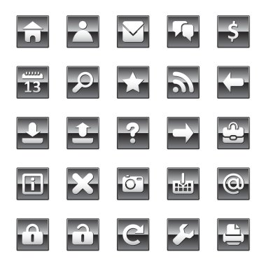 Web icons clipart