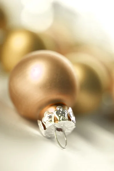 stock image Blue glass Christmas balls