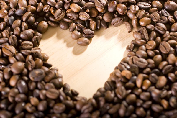 Close up of coffee beans — Stock Photo, Image