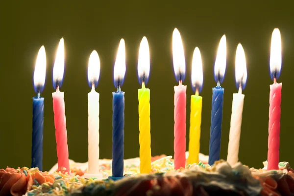 Birthday candles — Stock Photo, Image