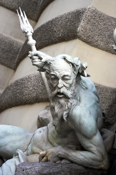 Neptune heykeli — Stok fotoğraf